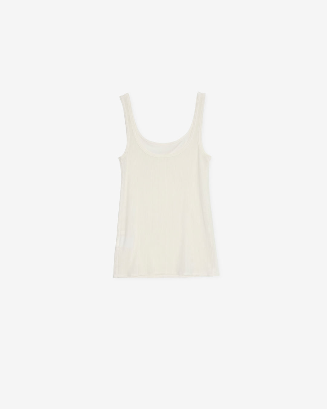 glossy rib tank top