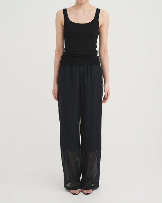 wool sheer pants