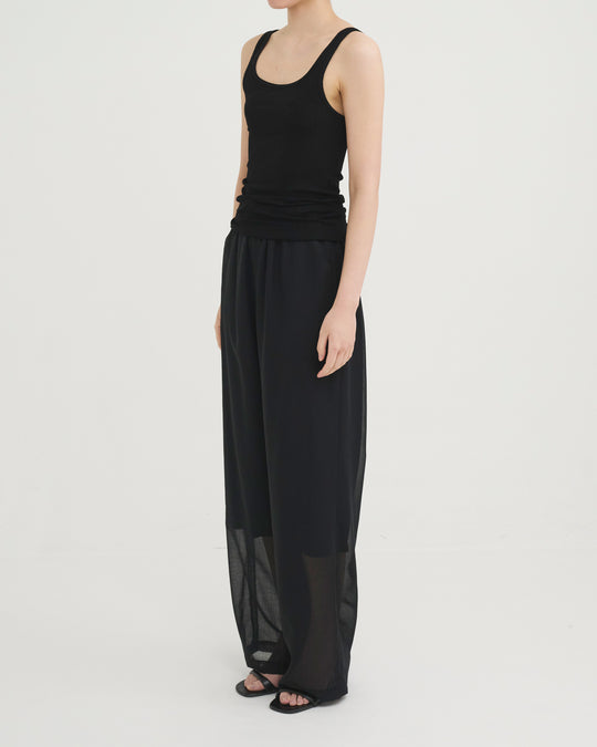 wool sheer pants