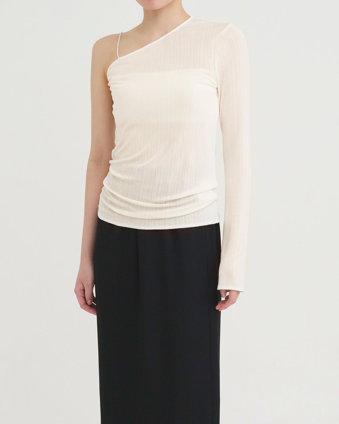 glossy rib top