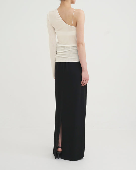 glossy rib top
