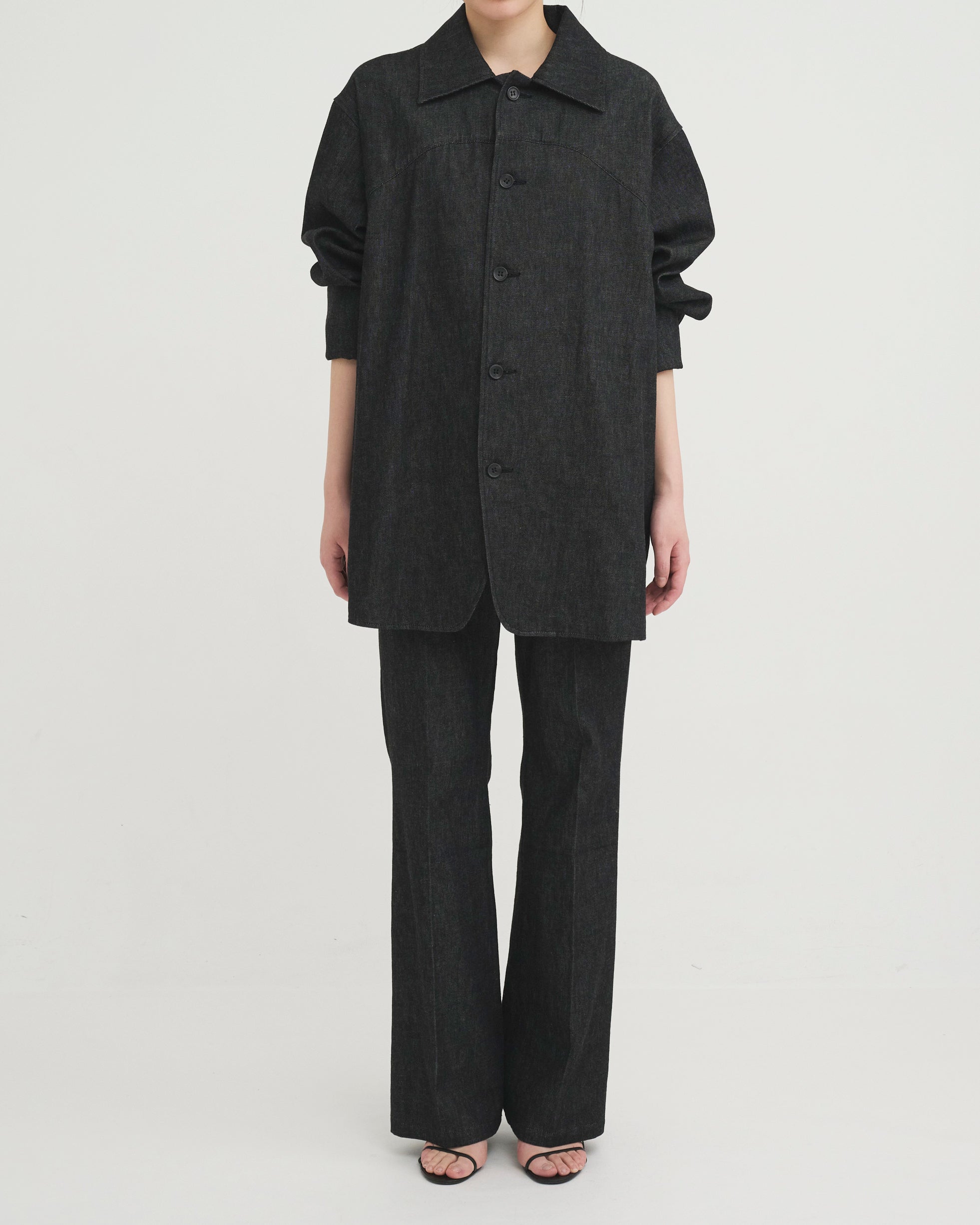 denim flared work pants – ENOF denim flared work pants – ENOF