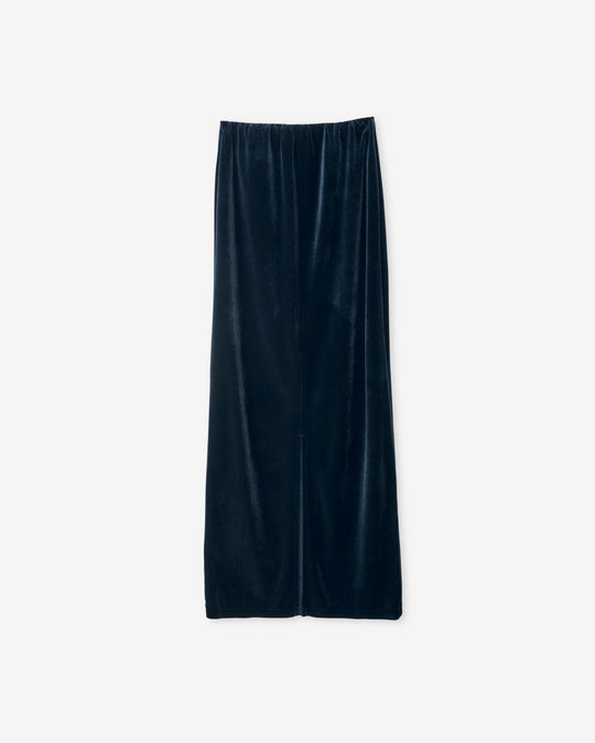 【9月30日 19:00-】velour long skirt