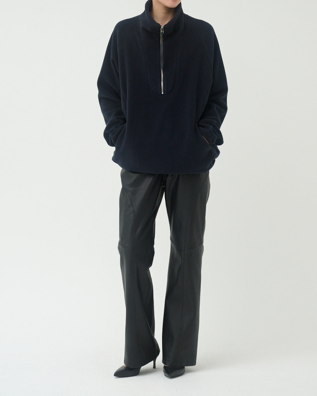 fleece half-zip jacket 