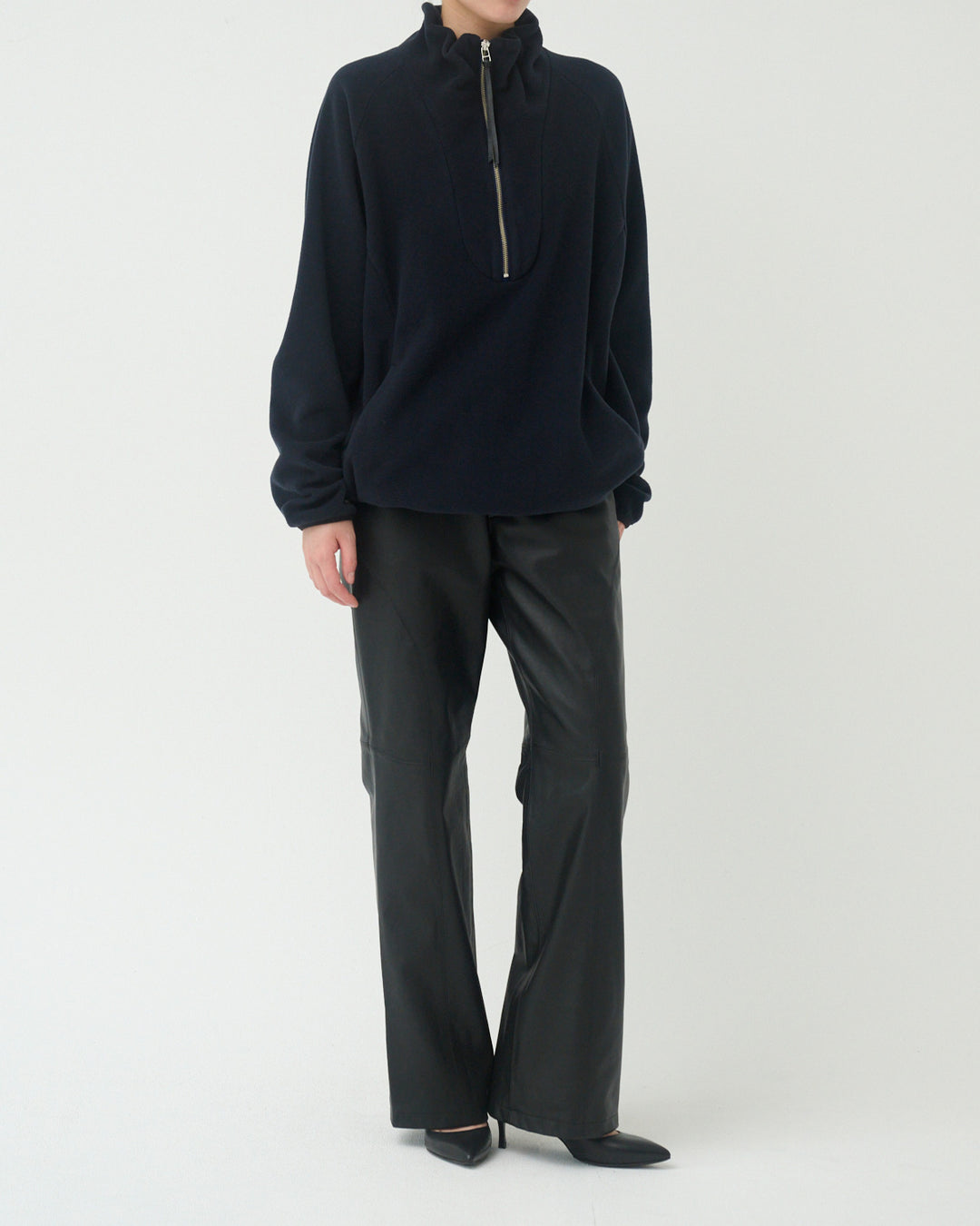 fleece half-zip jacket 