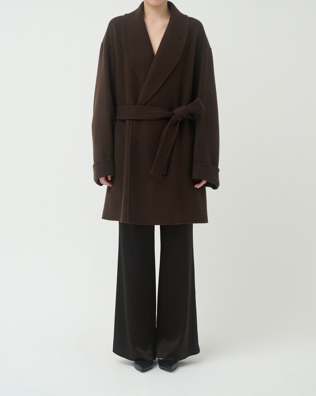 [2025FW preorder] wool rever half coat