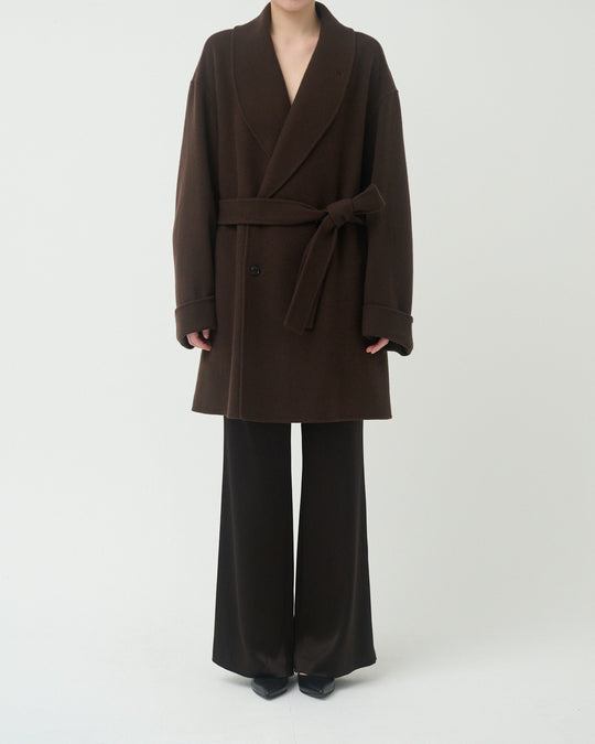 [2025FW preorder] wool rever half coat