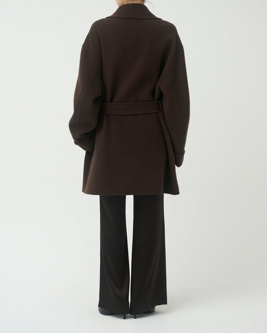 [2025FW preorder] wool rever half coat