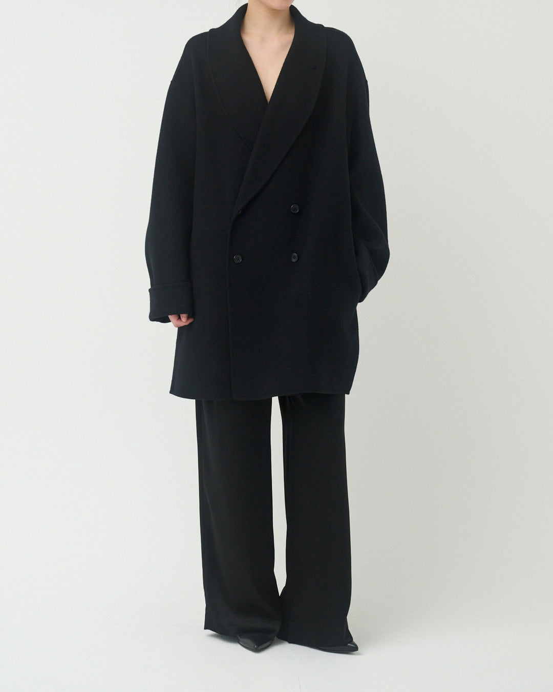[2025FW preorder] wool rever half coat