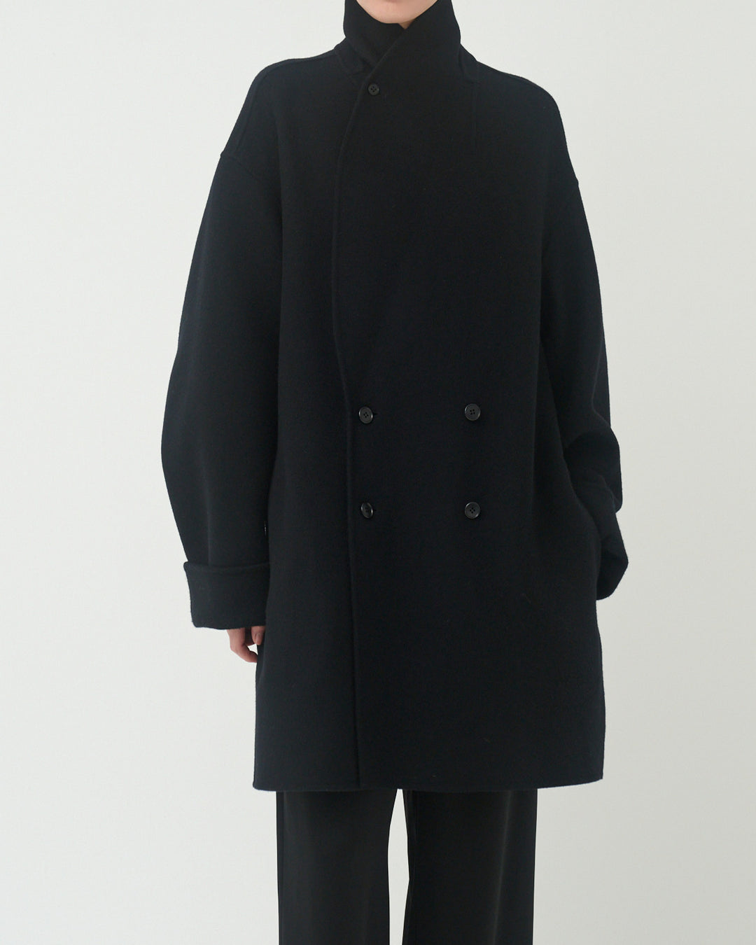 [2025FW preorder] wool rever half coat
