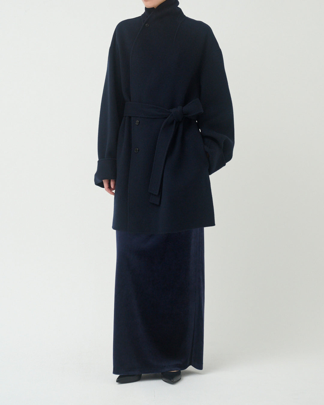 [2025FW preorder] wool rever half coat