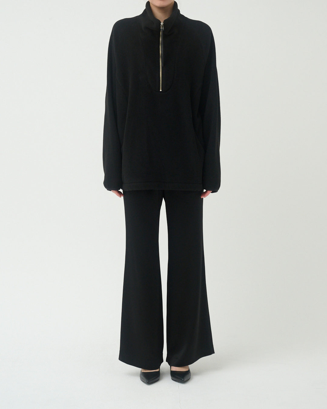 fleece half-zip jacket 