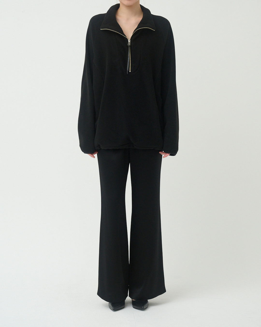 fleece half-zip jacket 