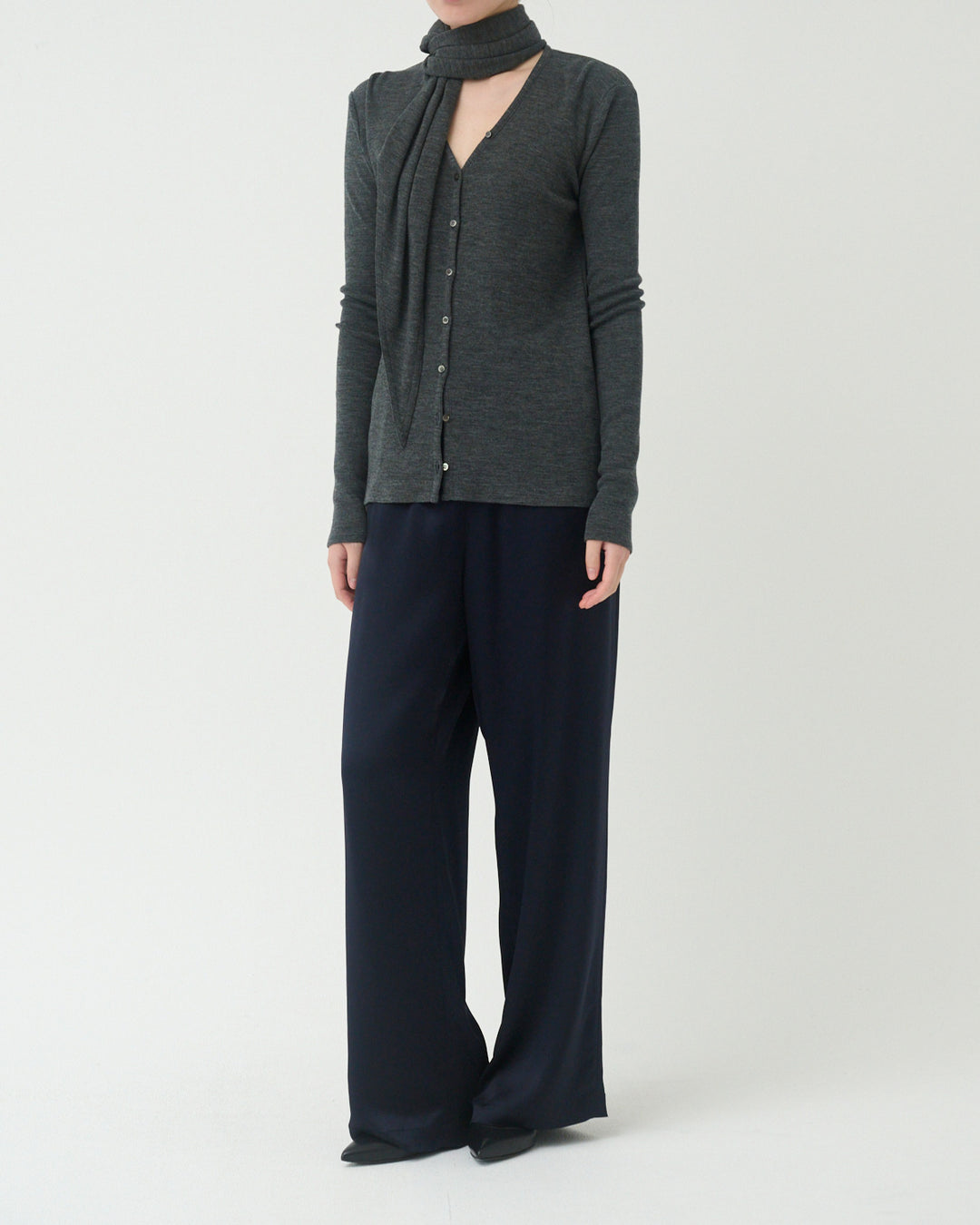 wool scarf cardigan