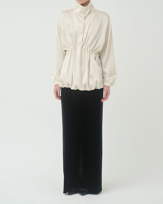 【9月30日 19:00-】velour long skirt