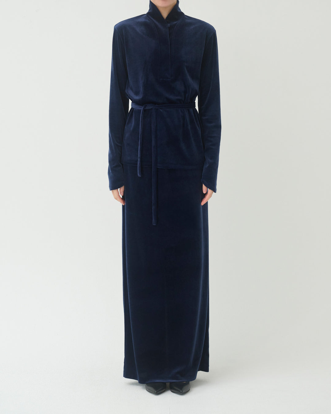 【9月30日 19:00-】velour ribbon top