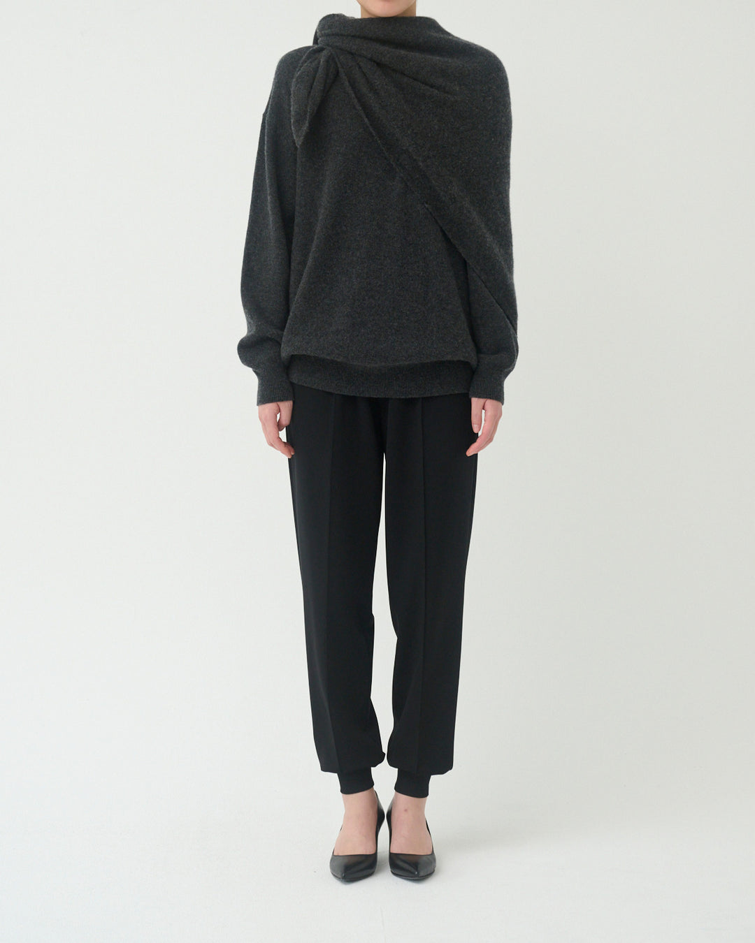 rib jersey pants