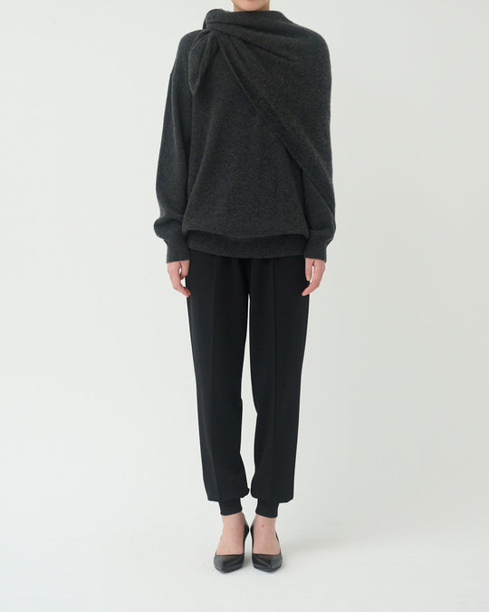 rib jersey pants