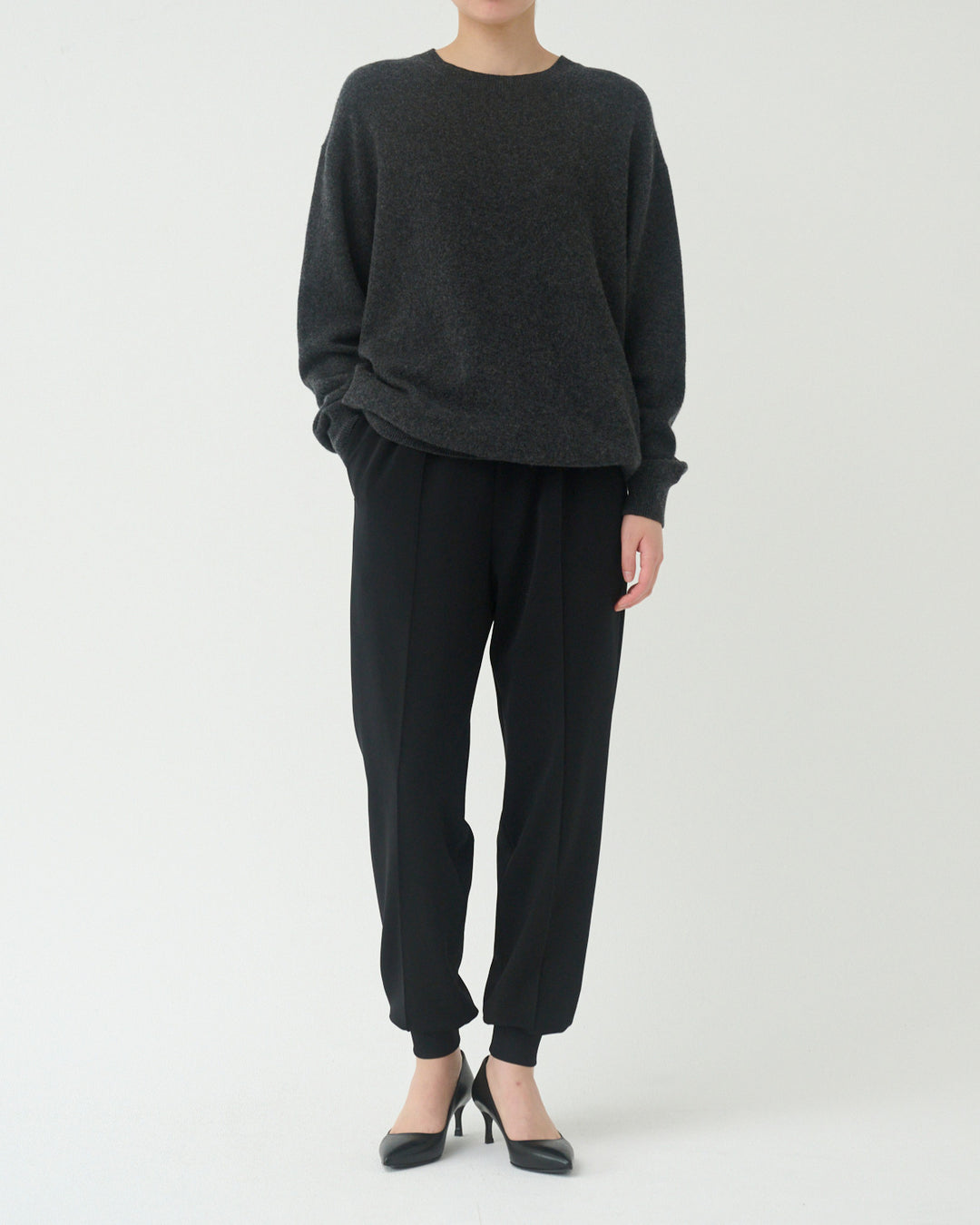 rib jersey pants