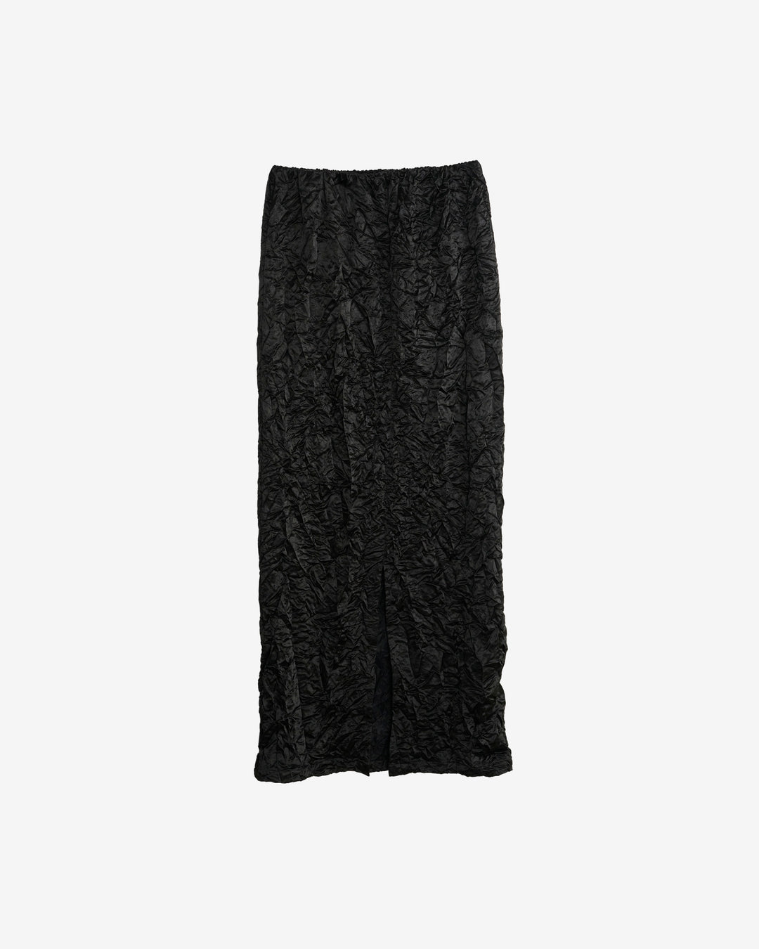wrinkled ace long skirt