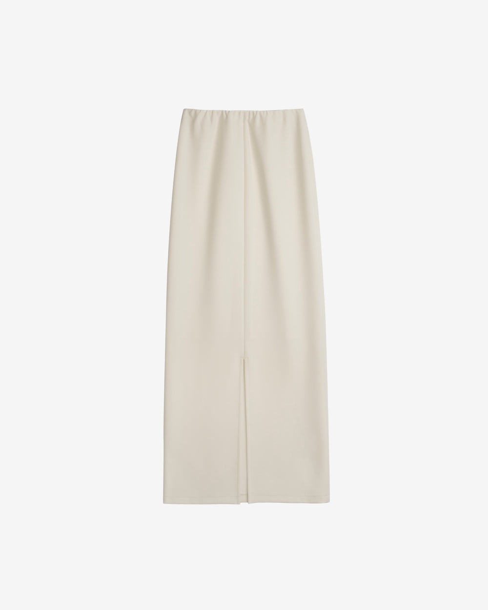jersey long skirt ecru