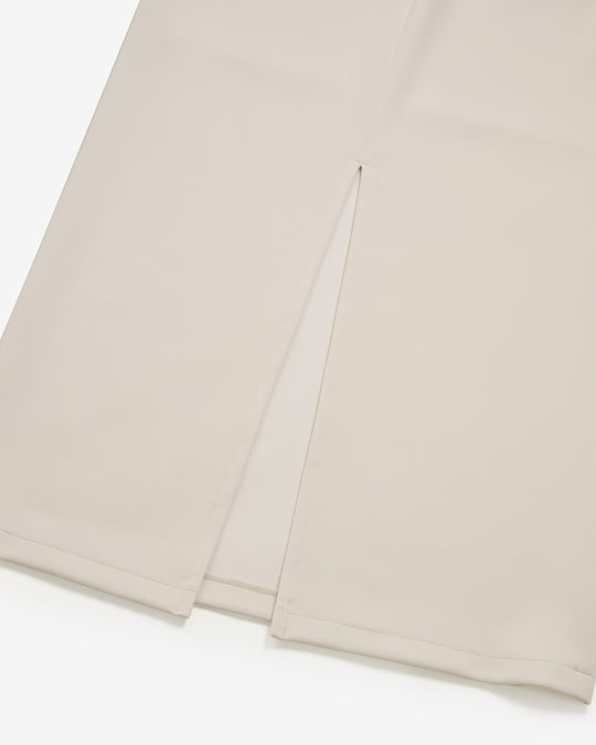 jersey long skirt black