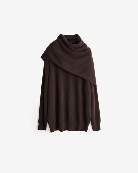 [2025FW preorder] cashmere sweater with stall