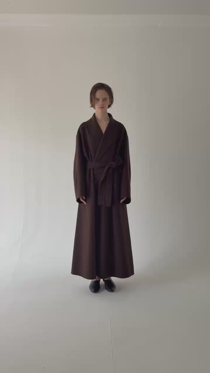 wool rever gawn coat – ENOF